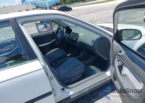 2000 Honda Civic Lx z USA, uszkodzony, nr VIN 1HGEJ6679YL019958